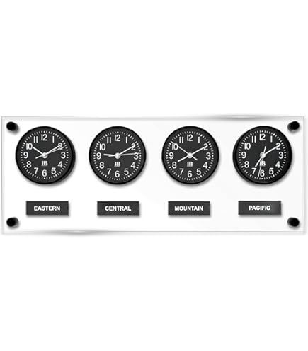 Amazon.com: Seiko QXA538KLH World Map View Multi Time Wall Clock Amazon.com: Seiko QXA538KLH World Map View Multi Time Wall Clock